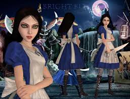 Madness returns is a video game directed by american mcgee and developed by spicy horse and published by electronic arts on june 14, 2011 in north america, june 16 in europe, and july 21 in japan for the pc, playstation 3 and xbox 360. Alice Madness Returns Bright Blue Dress By Jomic 95 On Deviantart