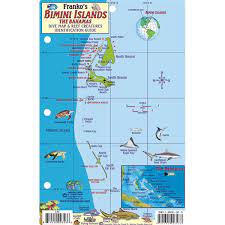 Franko Maps Bimini Islands Bahamas Dive Creature Guide 5 5 X 8 5 Inch Bimini Islands Bimini Bahamas