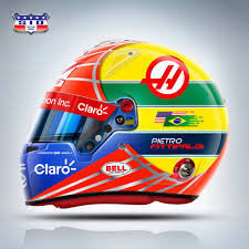 A tribute to the greatest drivers ever. F1 Helmets On Twitter Ayrton Senna Tribute Helmet Of Pifitti Haasf1team Fittipaldi Senna Sennasempre Haas F1 Ayrtonsenna Helmet