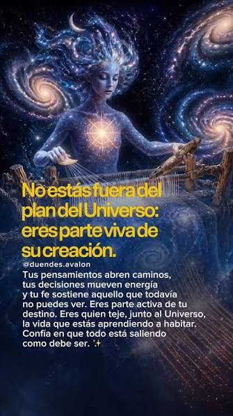 A veces esperamos una señal externa que nos diga hacia dónde ir, pero  también olvidamos que nuestra energía, nuestras decisiones y nuestra forma  de mirar la vida abren caminos., El Universo acompaña, ...