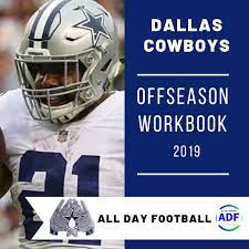 Dallas Cowboys Offseason Workbook 2019 Dallas Cowboys Football Cowboys