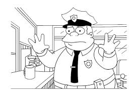 Boys of all ages like coloring pages with animated movie characters, robots, cars and pictures from other categories for kids. Police Officer 105402 Jobs Printable Coloring Pages