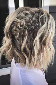 If you've got short hair, then you know it can sometimes be a huge pain to have an updo, but not with this tucked look.style me pretty.com is a style savvy w. Easy Wedding Hairstyles You Can Diy Wedding Forward Easy Braids Braids For Short Hair Hair Styles