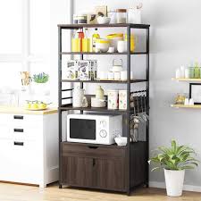 It's best to think in terms of priorities. Buy Kawachi Kitchen Storage Rack With Microwave Oven Shelf With Cabinet And Drawer Dish Stand Spice Rack Online At Low Prices In India Amazon In