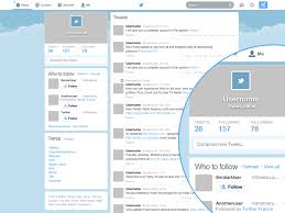 Freebie Twitter Gui Psd New Home Template Instagram Post Template Web Design User Interface Psd
