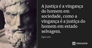 A Justica E A Vinganca Do Homem Em Epicuro