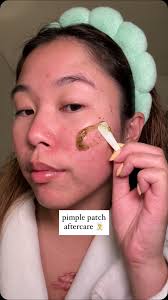 pimple patch aftercare 🧖‍♀️, --, product used:, @axisy_official new skin  resolution gel mask, --, #axisy #axisygelmask #kbeautyskincare #skincare  #koreanskincare #kbeauty #glowserum #glowyskin ...