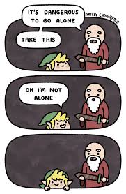 The Legend Of Zelda It S Dangerous To Go Alone It S Dangerous To Go Alone Legend Of Zelda Zelda Funny Legend Of Zelda Memes