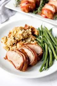 Pork loin and pork tenderloin are two similar sounding market terms that represent quite different cuts of meat. Bacon Wrapped Pork Tenderloin House Of Nash Eats