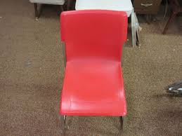 One Mid Century Modern Eames Era Child S School Plastic Chair Kids Furniture Choose Retro Orange Yellow Gr Mid Century Modern Plastic Chair Antique Shops