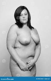 Mature plus size nude