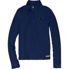 carolina panthers womens navy vineyard vines grid fleece