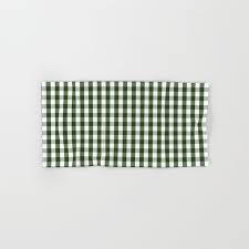 Maybe you would like to learn more about one of these? Dark Forest Green And White Gingham Check Hand Bath Towel Bathtowel Towels Homedecor Bathrooms Our Soft Artist De Bath Towels Gingham Check Dark Forest
