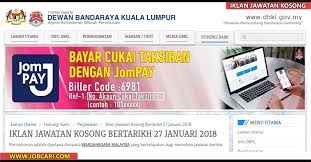 Jawatan kosong dbkl penguatkuasa 2018. Jawatan Kosong Di Dewan Bandaraya Kuala Lumpur Dbkl 2018 Jobcari Com Jawatan Kosong Terkini
