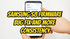 Samsung S8 Firmware Bug Fix And More Consistency Firmware Samsung Bugs