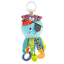 Lamaze Clip On Toy Captain Calamari In 2020 Baby Car Seat Toys Car Seat Toys Stroller Toys