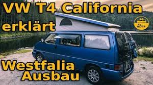 Is a rare vw eurovan camper with poptop and full kitchen. Vw T4 California Mit Westfalia Ausstattung Richtig Bedienen Bear Lock Youtube