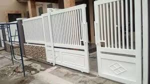 Pintu minimalis gambar di atas memang merupakan pintu besi tunggal memang terlihat lebih halus. Pagar Pintu Gerbang Minimalis Konstruksi Dan Taman 791499680