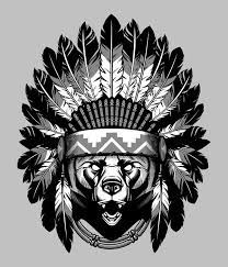 Indian Bear Bear Artwork Bear Art Bear Paw Tattoos