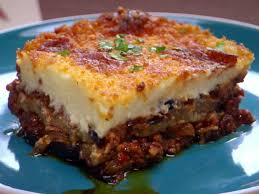 Moussaka Recipe Moussaka Recipe Food Network Recipes Greek Recipes
