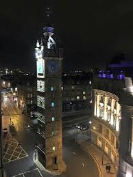 Tolbooth Steeple Glasgow A Town House Which Housed Council Chambers Gaol Was Central To Most Scottish Towns This One Is A Dominant Fe Glasgow Scotland Places In Scotland Scotland