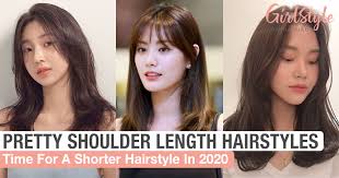 Featuring medium volume on top and a low, quick fade, this is a unique look that's both masculine and interesting. The Prettiest Shoulder Length Hairstyles To Try Out In 2020 Girlstyle Singapore