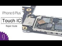 Key component placing (display side). How To Solve Iphone 6 Plus Touch Issue Touch Ic Repair Guide Youtube