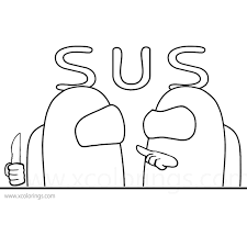 Amongus among_us_fanart amongusgame amongusartwork amongusart amongusimpostor among_us digitalart amongussona fanart. Among Us Coloring Pages Sus Impostor Xcolorings Com