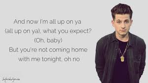 Charlie Puth Attention Lyrics Youtube