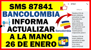 Ahorro a la mano es una cuenta de ahorros digital que no requiere tarjeta, se abre gratis desde el celular y solo con la información del documento de identidad. Bancolombia Informa Sms Actualizar App A La Mano Desde 26 De Enero Youtube