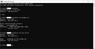 Can you then resolve the address? Nslookup Definition Und Anwendung Des Tools Tipps Tricks