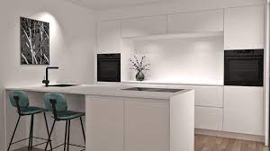 witte keuken met mat zwart apparatuur nove keukens groningen kokken