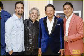 You need to believe in the cause enough that you're going ask others for resources. Lin Manuel Miranda Wore Special Shoes To In The Heights Premiere With Wife Vanessa Nadal Photo 4567036 Jon Chu Lin Manuel Miranda Luis Miranda Quiara Alegria Hudes Vanessa Nadal Pictures Just Jared