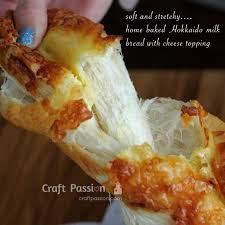It's versatile enough to work as a bun for hamburgers or folded around ice cream, as is popular in singapore. Hokkaido Milk Bread With Cheese Topping Recipe Cheese Bread Hokkaido Milk Bread Milk Bread Recipe