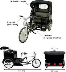 Asian Pedicab Tricycle Bike Trike Bicycle Bike