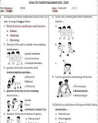 Pat penjaskes pjok sd kelas 5 tentang latihansoalonline.com latihan soal online adalah website yang berisi tentang latihan soal mulai dari soal sd / mi sederajat, smp / mts sederajat, sma / ma sederajat hingga umum. Soal Latihan Dan Jawaban Sd Mi Pjok Kls 3 Sd Semester 1 Kurikulum 2013 Saudagarsoal