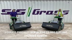 22 cutting width, 11 blade cylinder, self propelled, grass box. Professional Lawn Mowers And Sports Grounds Maintenance Equipment From Dennis Mowers