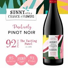 Sunny with a chance of flowers pinot noir 2018. Sunny With A Chance Of Flowers Pinot Noir Red Wine 750 Ml Kroger