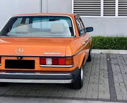 Image result for Apricot Orange 1980 Mercedes