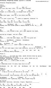 Song Lyrics To Bohemian Rhapsody Love Song Lyrics For Bohemian Rhapsody Queen With Chords For Ukulele Ukelele Songs Ukulele Songs Lyrics And Chords