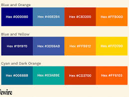 Rgb color codes chart, rgb color picker, rgb color table. Medium To Dark Blue Complementary Colors