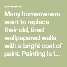 How To Paint Wallpaper With Kilz Hunker Painting Over Wallpaper Old Wallpaper Painting