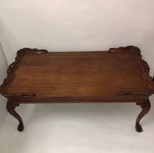 A truly unique accent piece that adds an asian rustic flair to any room. Sold Price Mahogany Claw Foot Coffee Table Invalid Date Cdt