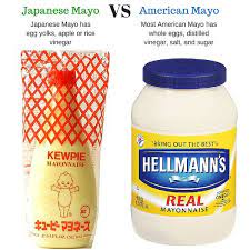 Japanese mayonnaise and american mayonnaise are very similar and share some of the same ingredients but there are some different ingredients that give japanese mayonnaise a different flavor. What Is Japanese Mayonnaise And How Is It Different From American Mayo Pogogi Japanese Food