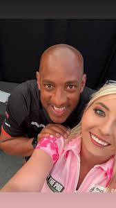 Fallon Sherrock at last nights PDC event at Hyde Park