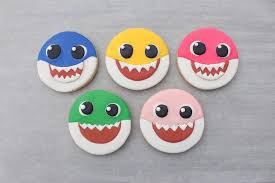 Click on one of the images below to full hd size picture to print. Kara S Party Ideas Baby Shark Sugar Cookies Kara S Party Ideas