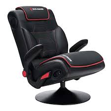 It allows you to manually adjust the lumbar area of the chair to provide maximum support to fit your body type. Von Racer Rocking Video Gaming Chair Foldable And Ergonomic Back Support And Pedestal Base 2 1 High Tech Audio Speakers And Subwoofer Pricepulse