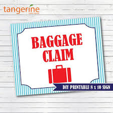 Train Baggage Claim Sign Pdf Printable Instant Download Etsy Train Birthday Welcome Door Signs Printable Party Decorations