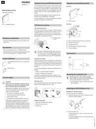 Check spelling or type a new query. Knx Multitouch Pro Necessary Accessories Accessories Manualzz