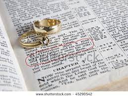 Wedding Scriptures From The Bible Wedding Rings Place On An Open Bible To A Verse In The Book Of Genes Wedding Scripture Love And Marriage Marriage Scripture